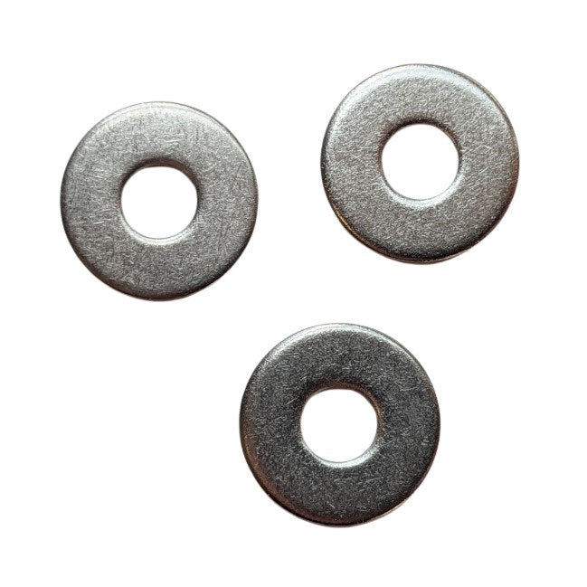 A2 Stainless Steel M6 Flat Washers DIN 9021 - 200 Pieces - SURPLUS