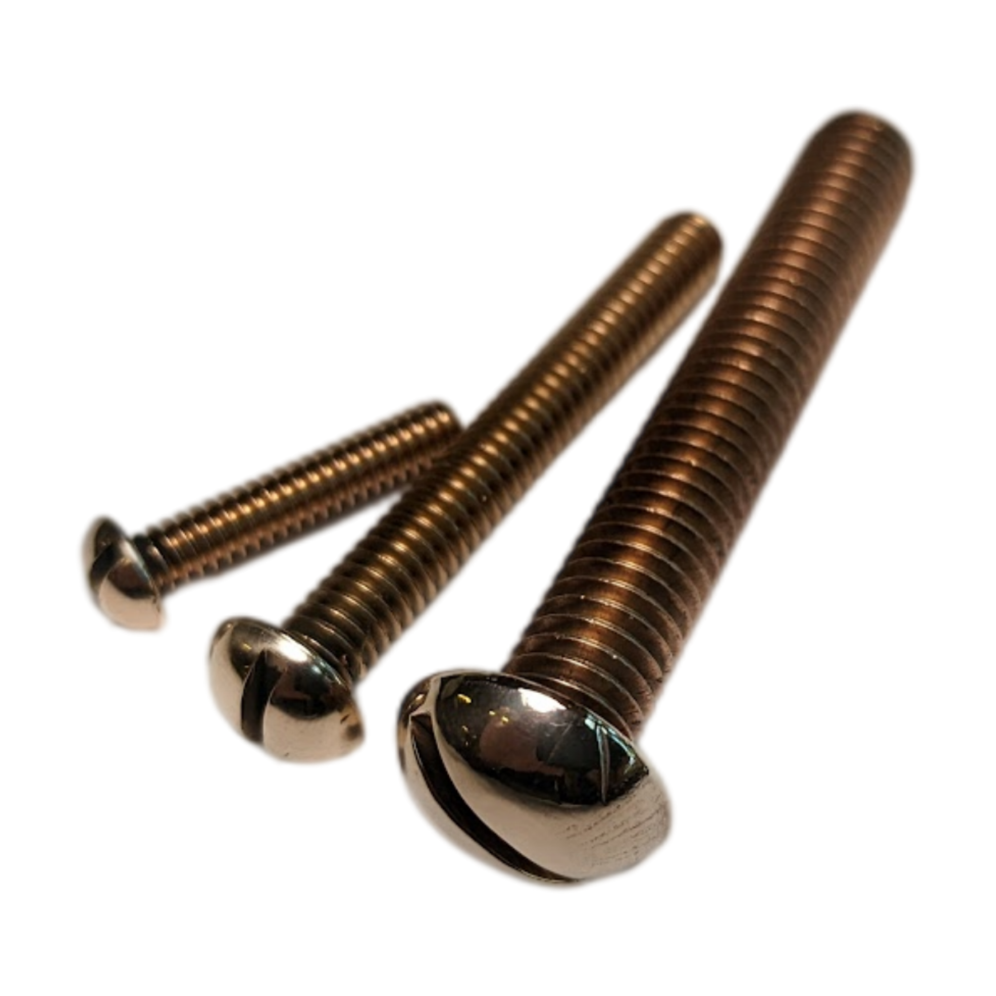 Round Head Silicon Bronze Machine Screws / Bolts