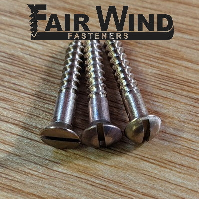 Flat, Oval, and Round Head Wood Screws