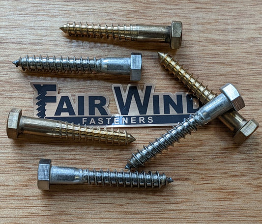 Stainless and Bronze Lag Bolts