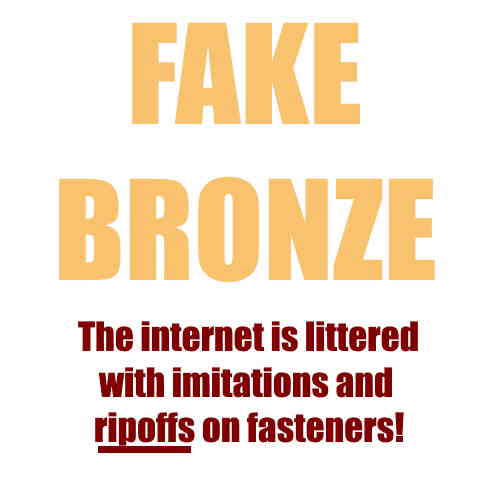 Don't get fooled by fake bronze alloys!