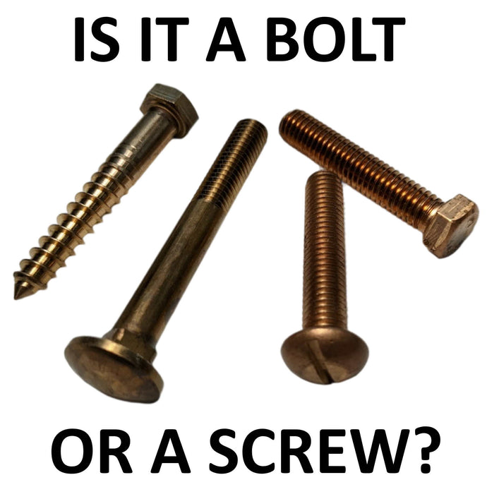 The Difference Between Bolts and Screws