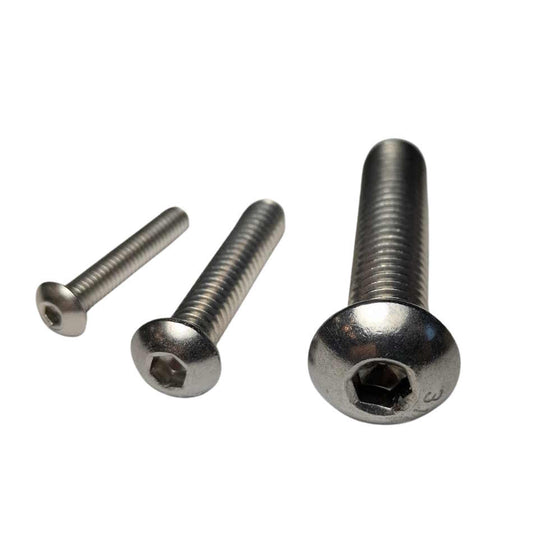 Button Socket Cap Screws in 316 Stainless