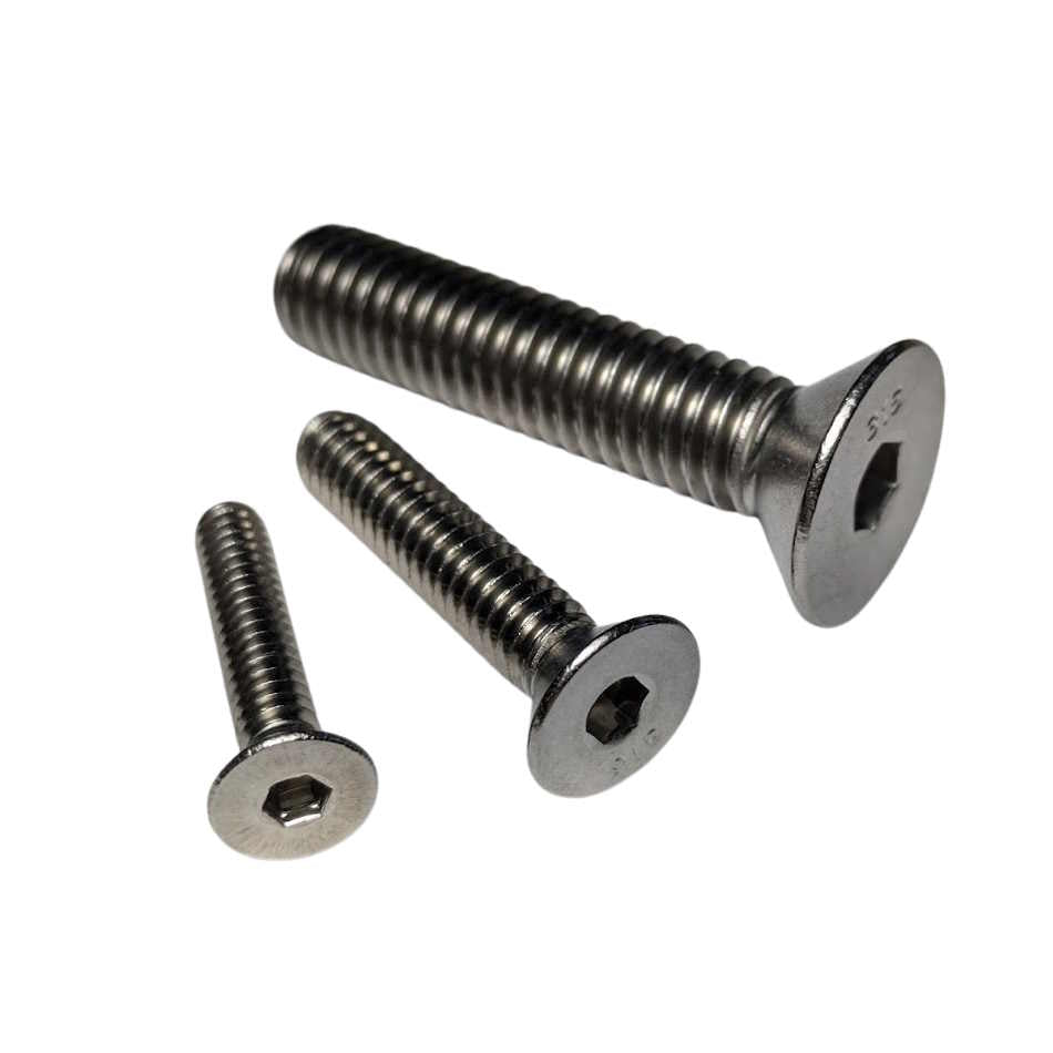 316 Stainless Flat Socket Cap Screws