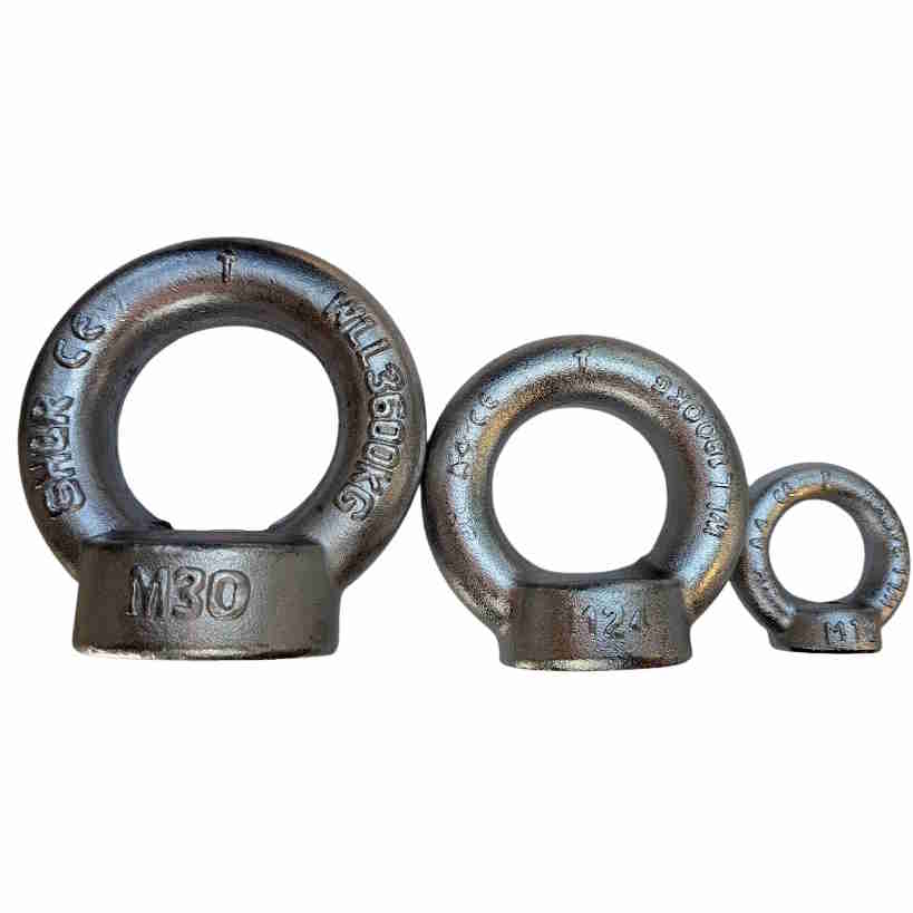 DIN 582 316/A4 Metric Lifting Eye Nuts - M30 M24 and M12