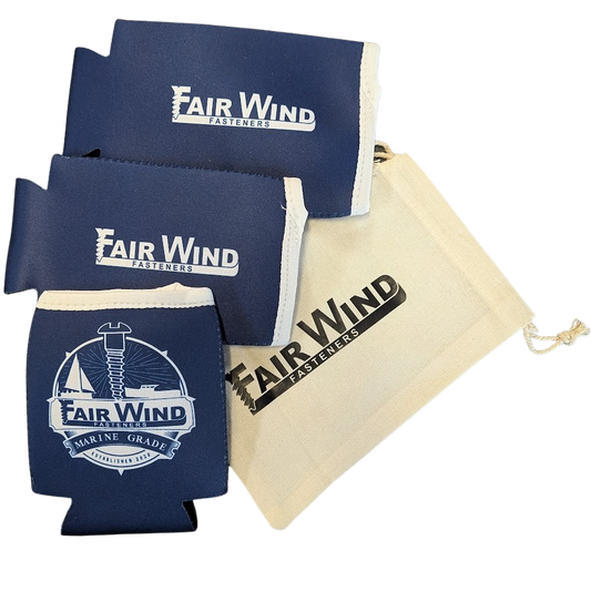 Fair Wind Fasteners Beverage Coolers - 3 Pack