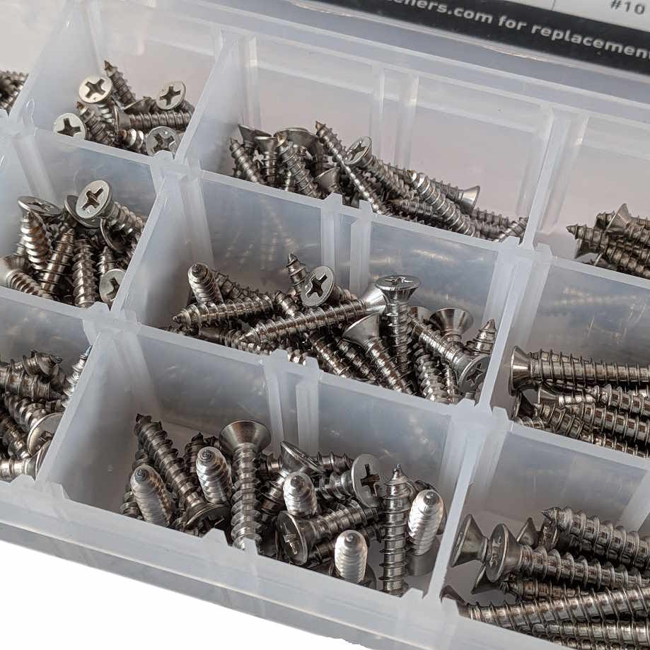 316 Stainless Sheet Metal Screw Kit