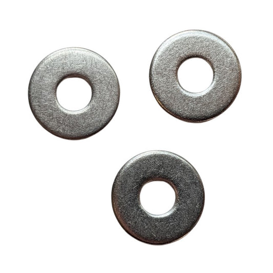 A2 Stainless Steel M6 Flat Washers DIN 9021 - 200 Pieces - SURPLUS
