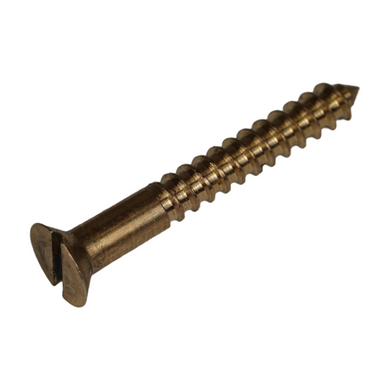 651 Silicon Bronze Screw - Slotted Flat Head