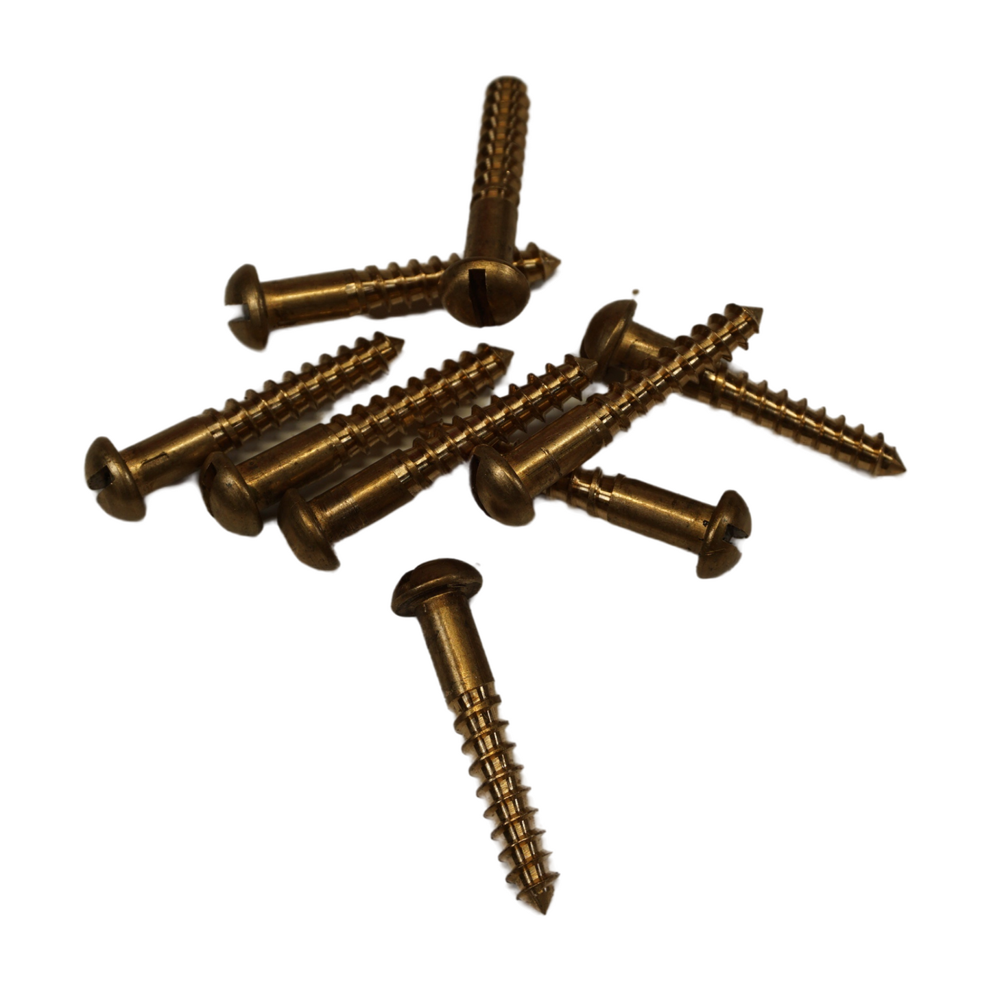 Silicon Bronze Wood Screws - Round Head