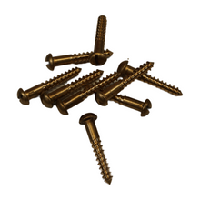 Load image into Gallery viewer, Silicon Bronze Wood Screws - Round Head
