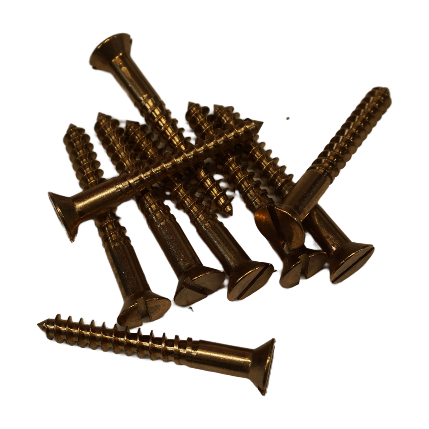 #14 Slotted Flat Head Bronze Wood Screw