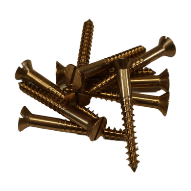 Tacoma Screw Products  #12 x 1-1/2 Flat Head Square Drive Wood Screws —  Silicon Bronze, 100/PKG