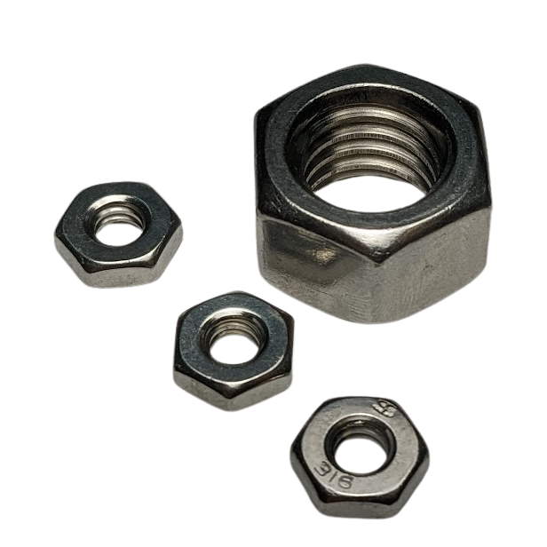 316 Stainless Steel Hex Finish Nuts