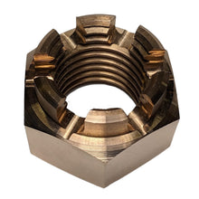 Load image into Gallery viewer, Castellated Nut - Silicon Bronze
