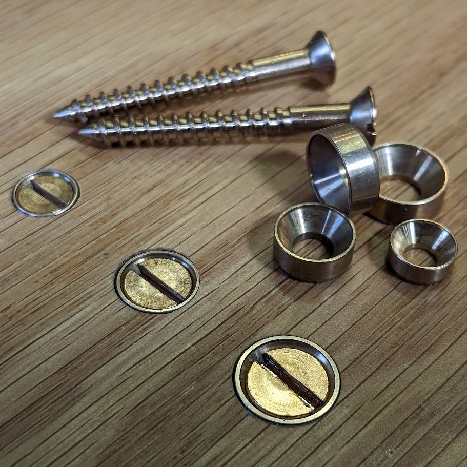 Silicon Bronze Flush Countersunk Washers