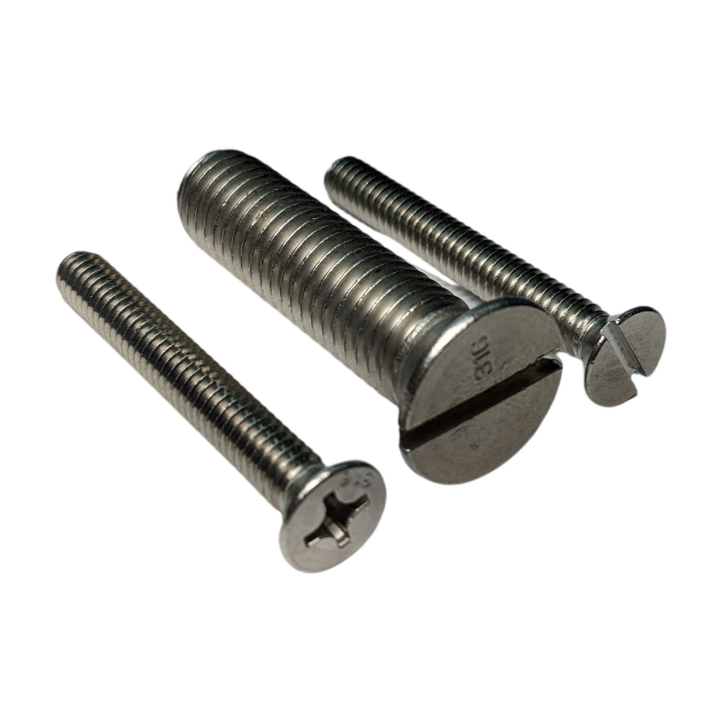 Flat Head SS316 Machine Screw