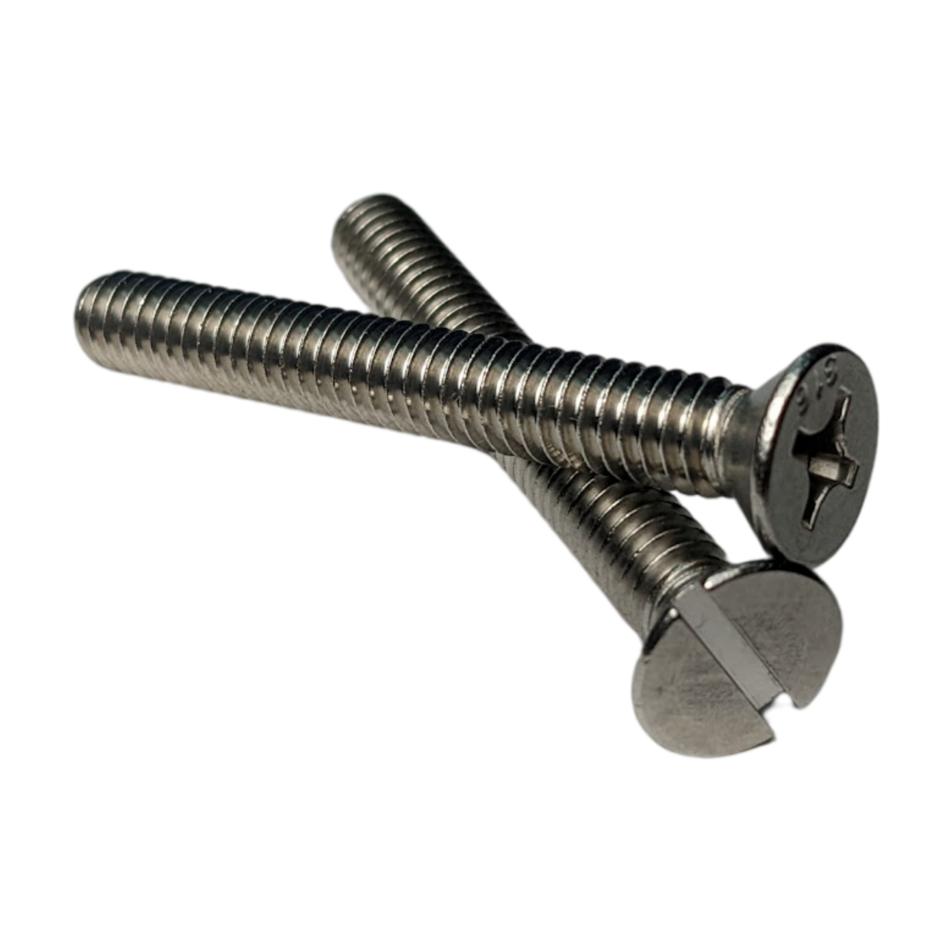 Phillips and Slotted 316 Stainless Machine Screws