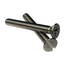 Load image into Gallery viewer, Phillips and Slotted 316 Stainless Machine Screws
