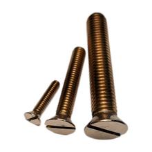 Load image into Gallery viewer, Silicon Bronze Flat Head Machine Screw/Bolt
