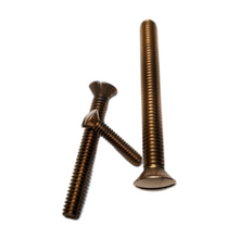 Load image into Gallery viewer, Bronze Machine Screws - Oval - Countersunk
