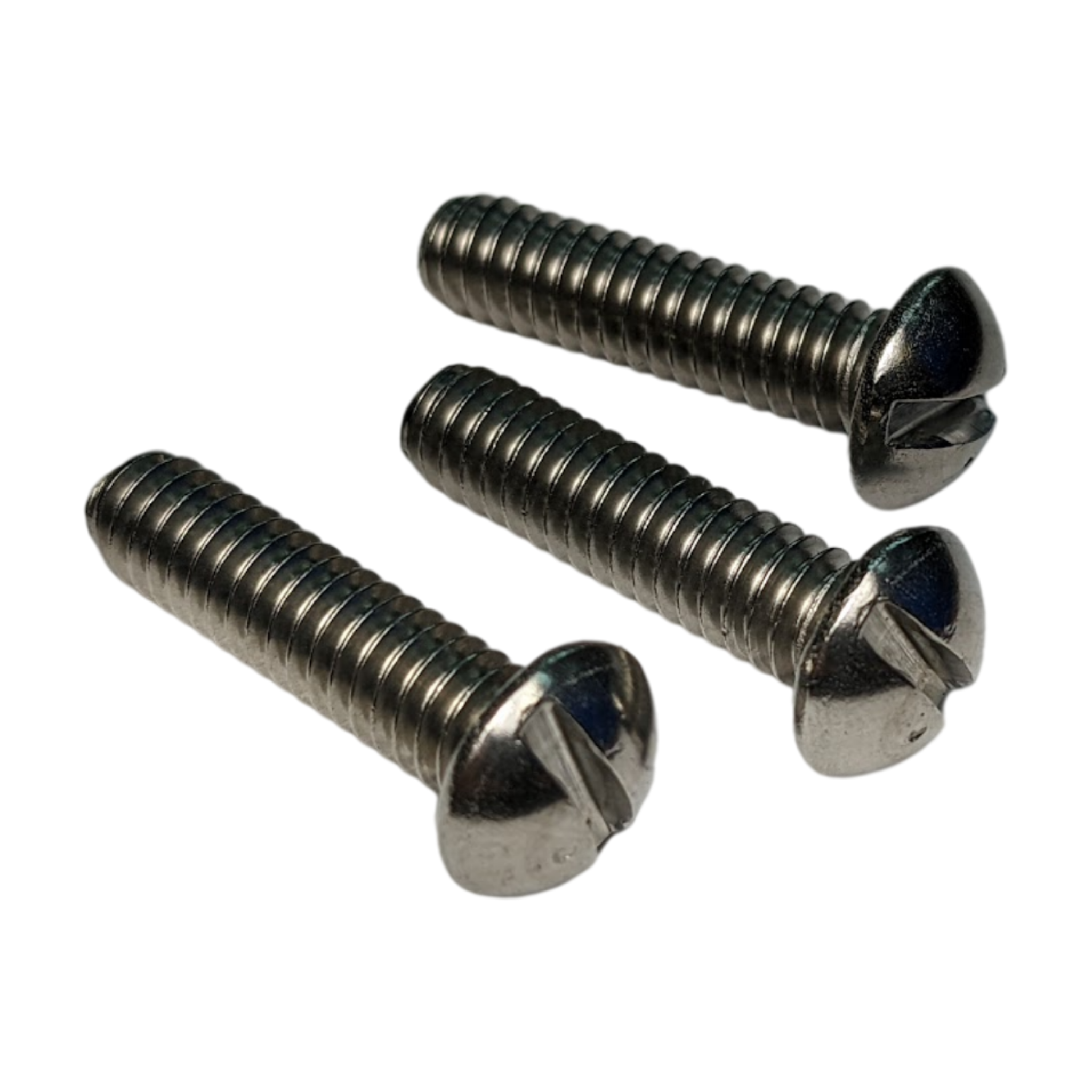 thumbnail image 2 of Fastenere 8-32 X 1/2" Slotted Round Head Machine Screws - 18-8 Stainless Steel (Qty 100) 2 of 5