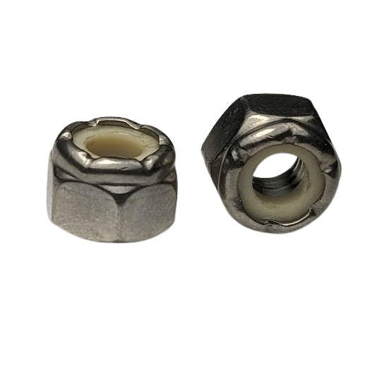 316SS Nyloc or Nylock locking nut