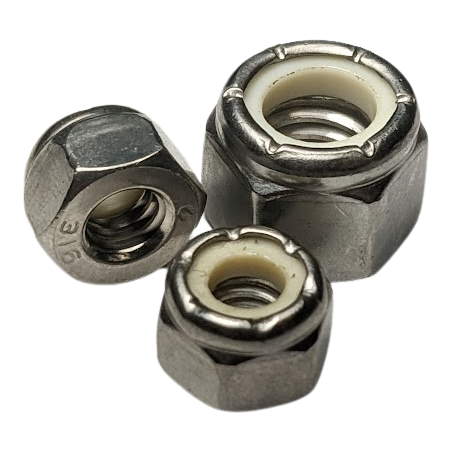 316 Stainless Steel Nyloc Lock Nuts – Fair Wind Fasteners