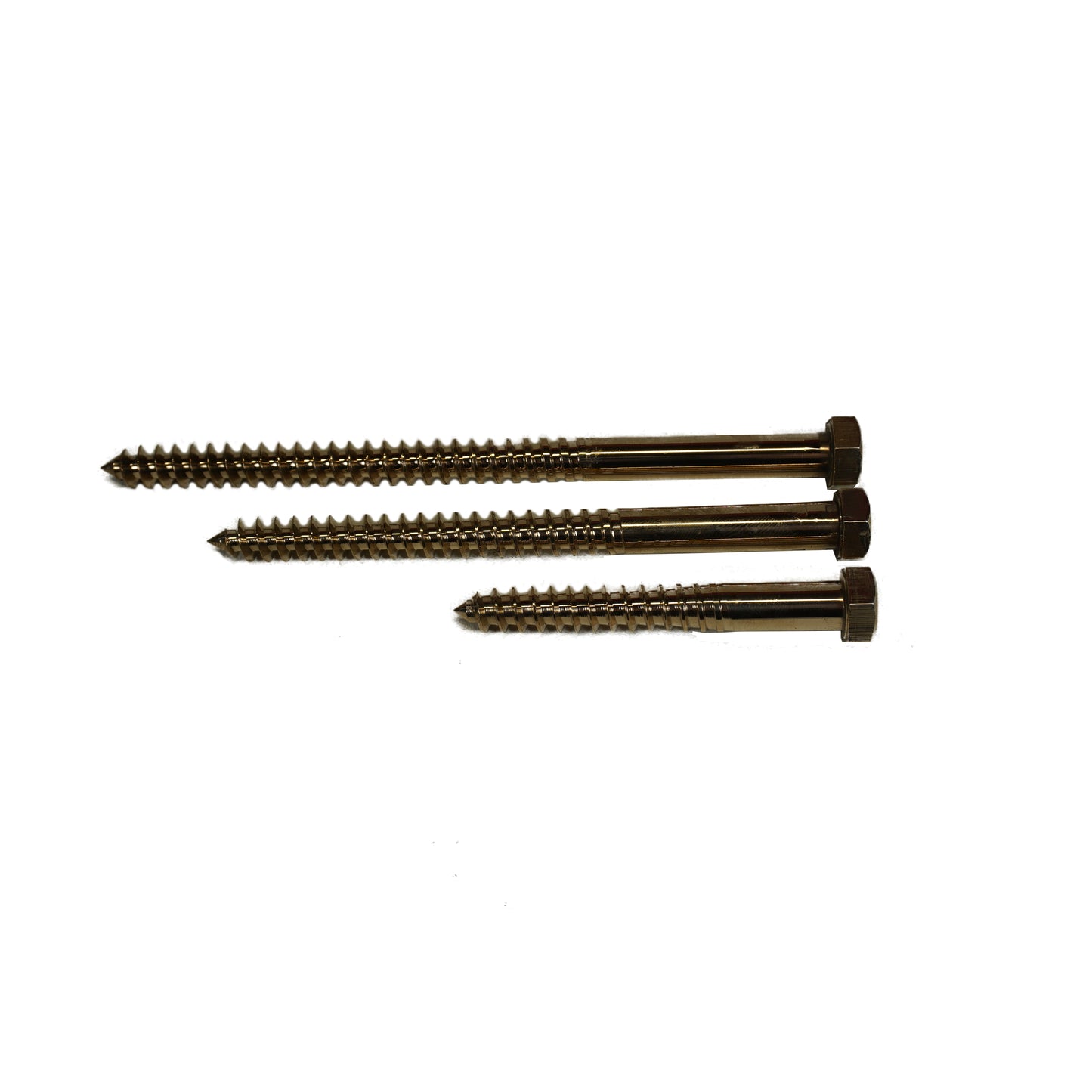 Hex Silicon Bronze Lag Bolts / Screws